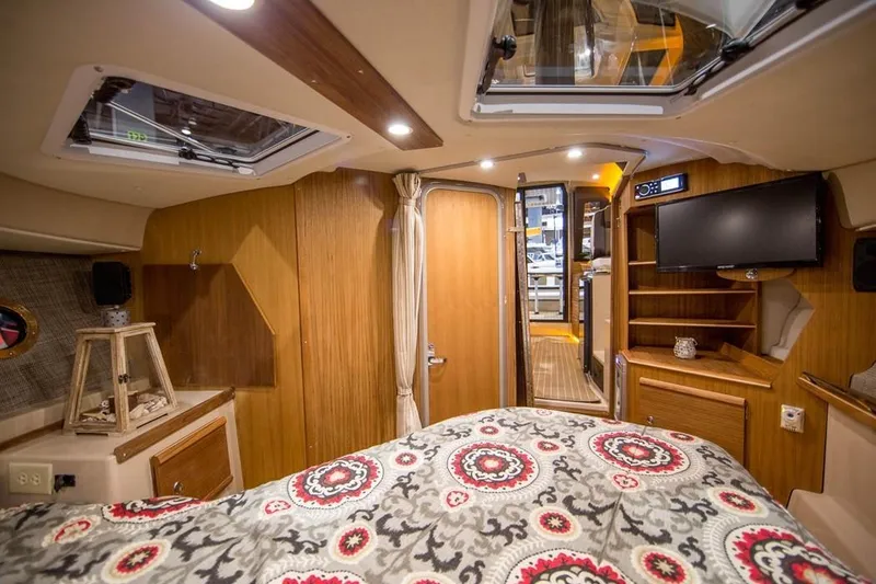 Slide: The Image of Manufacturer Provided Image - Forward Stateroom Looking Aft - 17