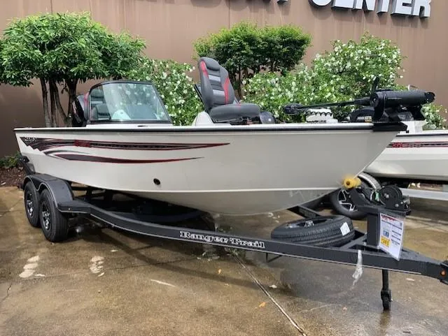 The Image of 2023 Ranger VS1882SC Angler boat on trailer, displayed outdoors. - 0