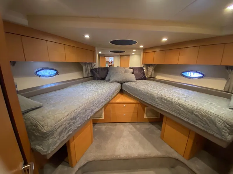 Slide: The Image of Luxurious cabin interior of 2014 Sunseeker 48 Portofino XPS yacht. - 27