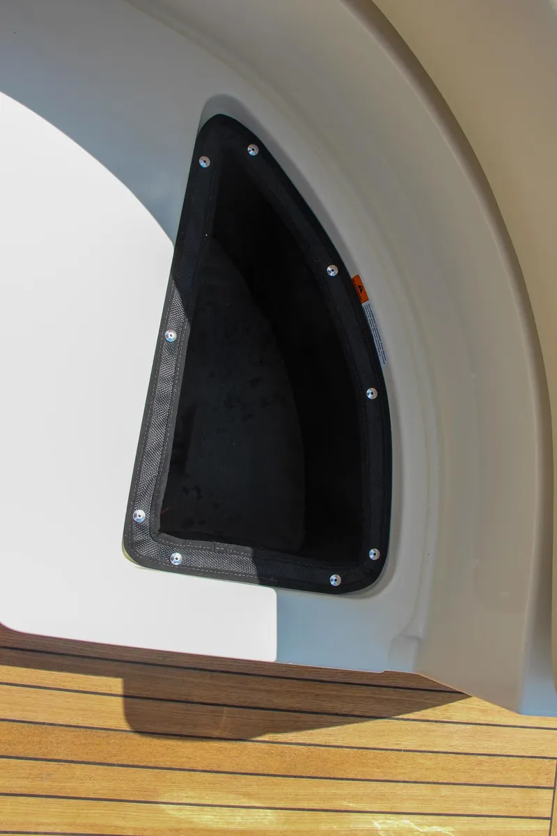 Slide: The Image of Storage compartment on a 2017 Chris-Craft Launch 36 boat. - 26
