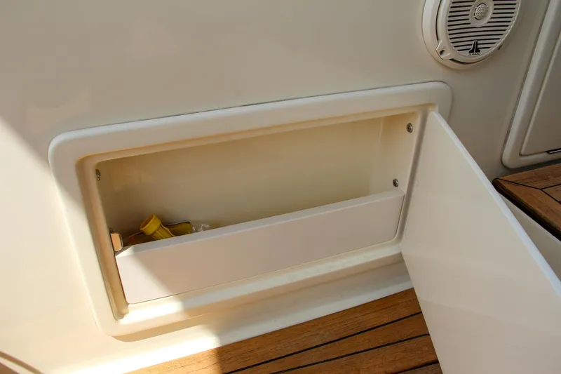 Slide: The Image of Storage compartment on a 2017 Chris-Craft Launch 36 boat. - 40