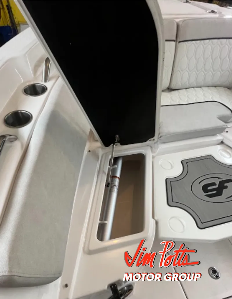 Slide: The Image of 2023 Sea Fox 268 Commander boat interior storage compartment by Jim Potts Motor Group. - 39