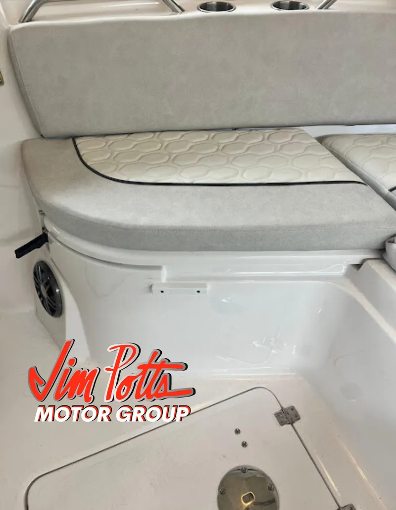 Slide: The Image of 2023 Sea Fox 268 Commander boat interior seating area. - 41