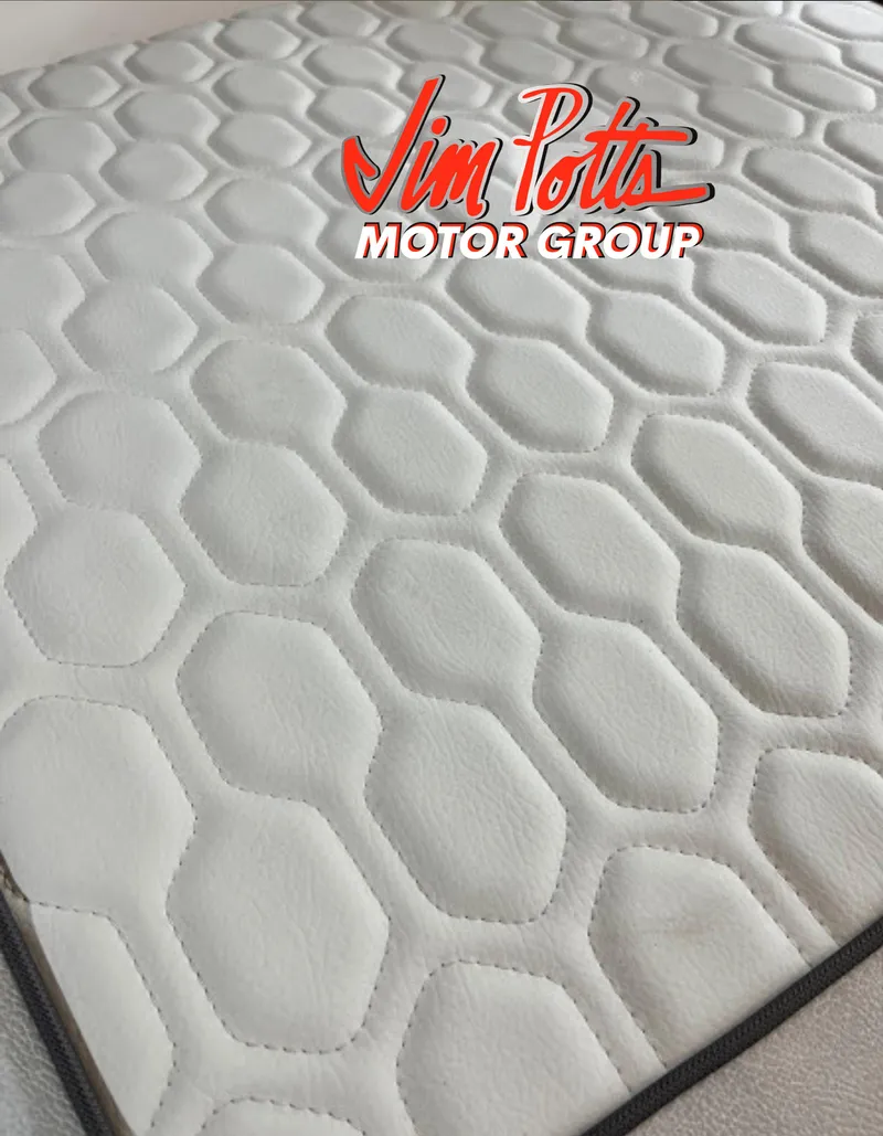 Slide: The Image of Jim Potts Motor Group logo on Sea Fox 268 Commander 2023 boat upholstery. - 49