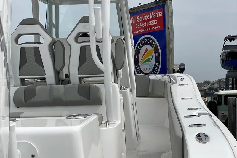 Slide: The Image of 2024 Cape Horn 34 XS boat interior at Seaport Inlet Marina. - 33