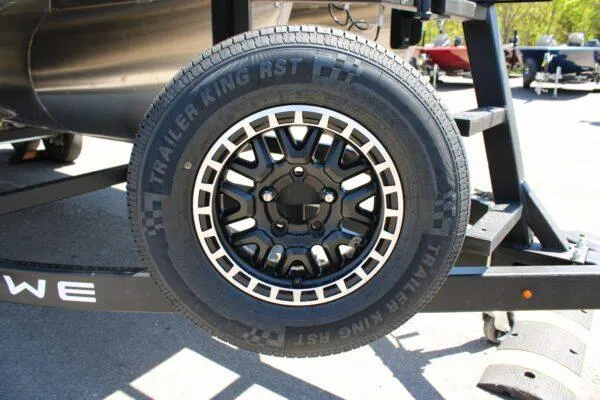 Slide: The Image of 2023 Lowe SF214 Sport Fish trailer wheel with Trailer King RST tire. - 15
