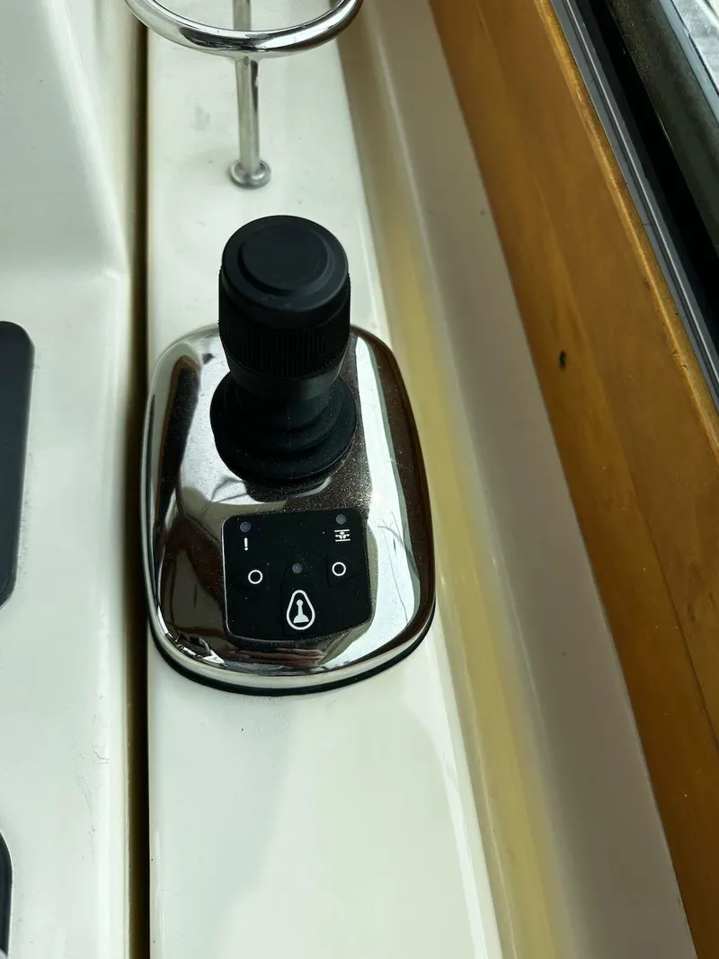 Slide: The Image of Joystick control on 2008 Sabre 42 Hard Top Express yacht. - 22