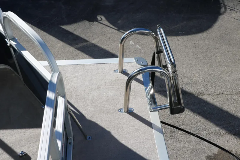 Slide: The Image of Ranger RP200C 2021 boat deck with stainless steel ladder and railing. - 32