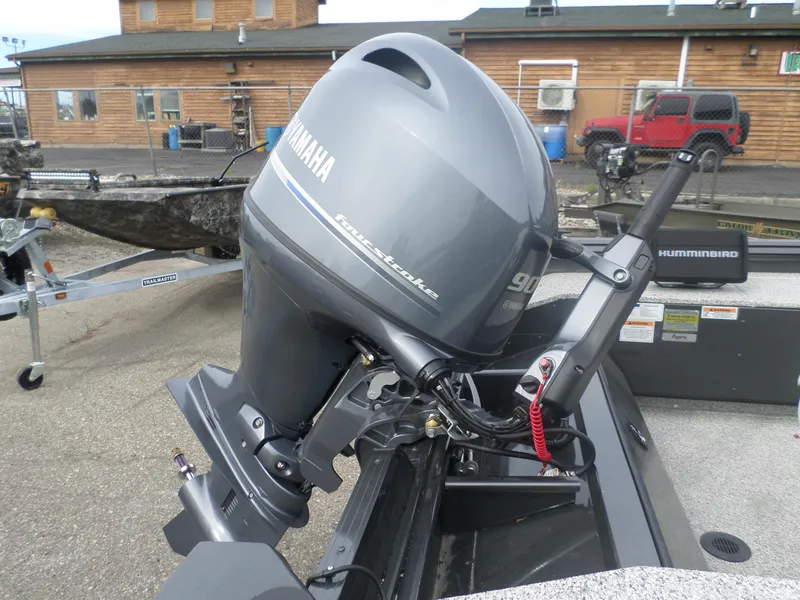 Slide: The Image of 2023 Polar Kraft OLV 186 T boat with Yamaha 90 horsepower outboard motor. - 5