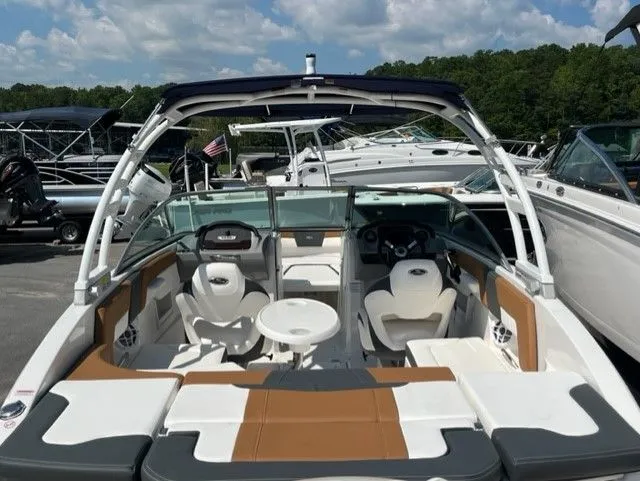 Slide: The Image of 2023 Chaparral 23 SSi OB boat with luxurious interior. - 4