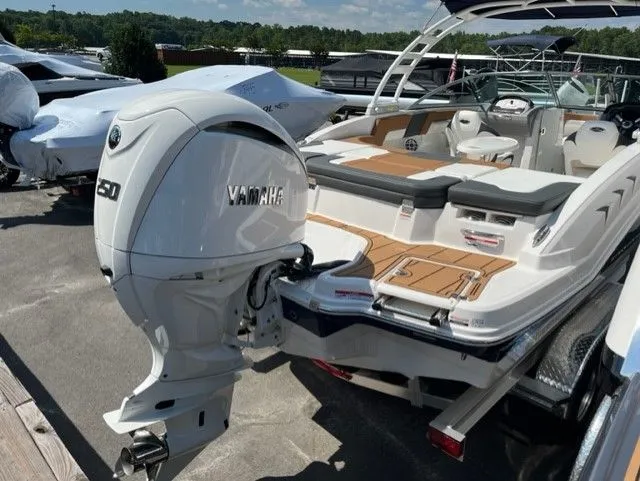 Slide: The Image of 2023 Chaparral 23 SSi OB boat with Yamaha outboard motor. - 6