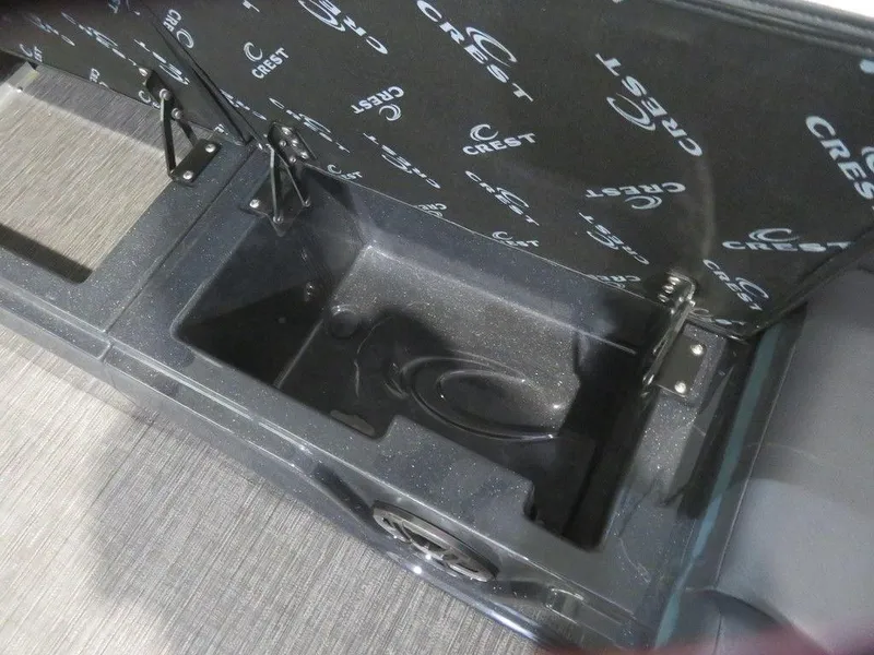 Slide: The Image of Storage compartment of 2023 Crest Caribbean RS 250 SLS CP3 boat. - 9