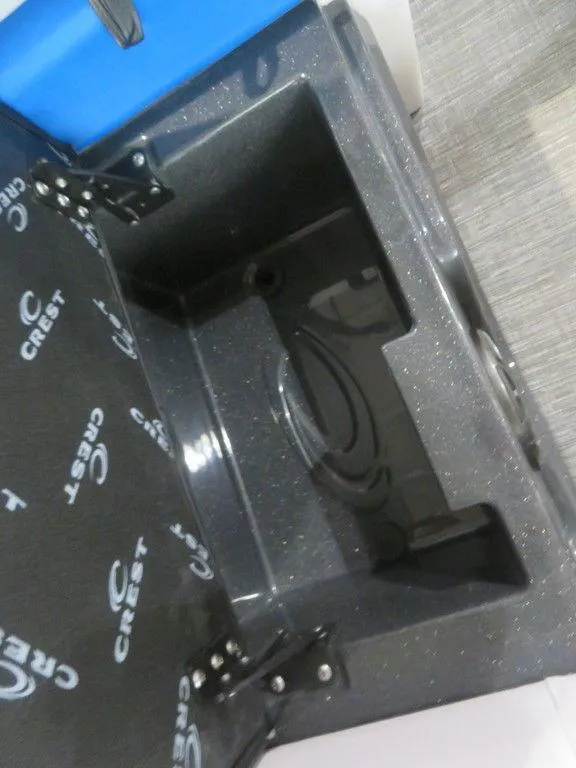 Slide: The Image of 2023 Crest Caribbean RS 230 SLC CP3 storage compartment. - 14