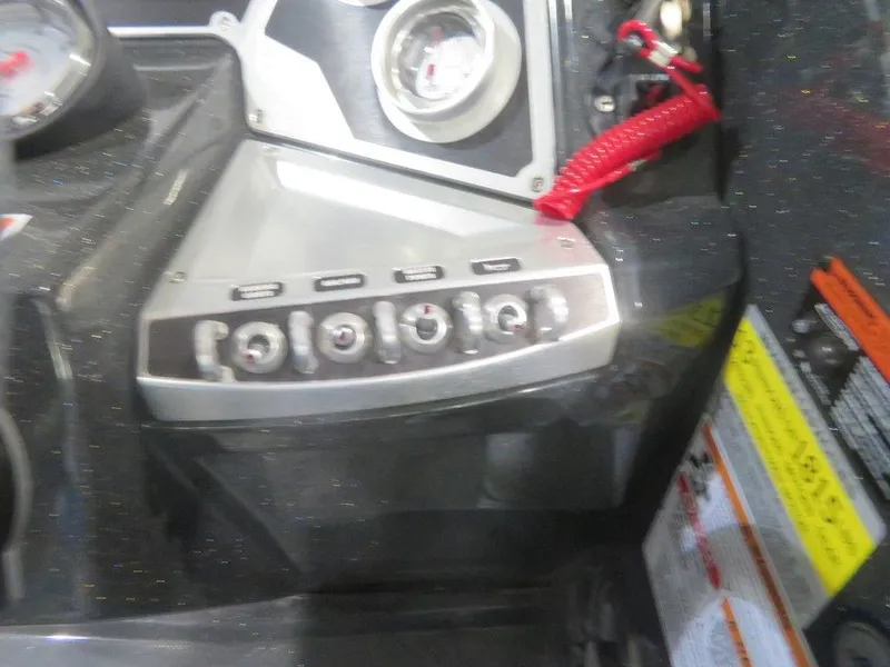 Slide: The Image of Control panel of 2023 Crest Caribbean RS 230 SLC CP3 boat. - 21