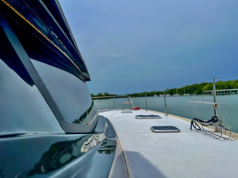 Slide: The Image of 2017 Fountaine Pajot Ipanema 58 Power Catamaran on calm waters. - 13