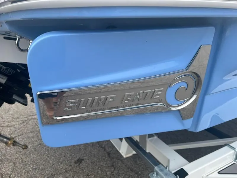Slide: The Image of 2023 Chaparral 21 Surf boat with Surf Gate technology. - 9