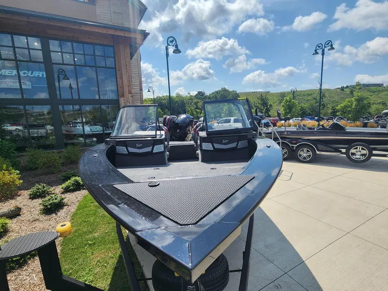 Slide: The Image of 2023 Ranger VX1788 WT boat displayed outdoors on a sunny day. - 3