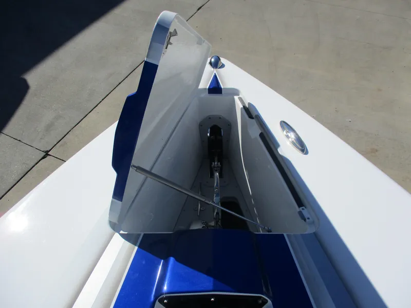 Slide: The Image of 2021 Sunsation 40CCX boat anchor compartment. - 37