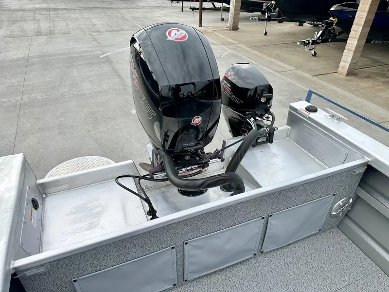 Slide: The Image of Thunder Jet 205 Rush w/ 150HP Mercury Pro XS and a 9.9 Mercury Kicker! 2023 - 13
