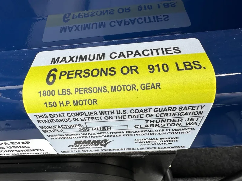 Slide: The Image of Thunder Jet 205 Rush w/ 150HP Mercury Pro XS and a 9.9 Mercury Kicker! 2023 - 6