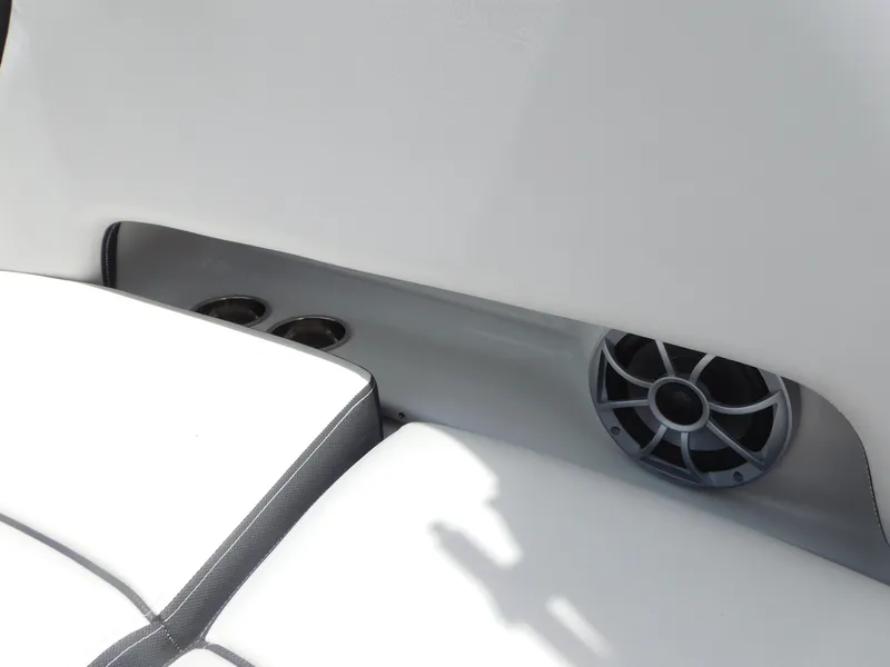 Slide: The Image of Dashboard of 2024 Crownline 280 SS boat with digital display and gauges. - 11