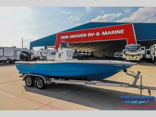 Slide: The Image of 2023 Catalyst Boat Works 2300 BAY at Ron Hoover RV & Marine dealership. - 1