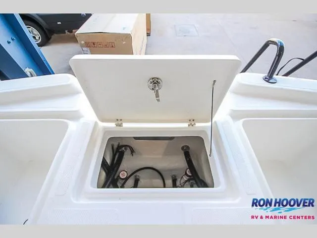 Slide: The Image of 2023 Catalyst Boat Works 2300 BAY storage compartment at Ron Hoover RV & Marine Centers. - 14