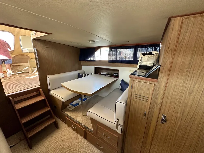 Slide: The Image of Interior of 1968 Chris-Craft 35 Commander yacht. - 12