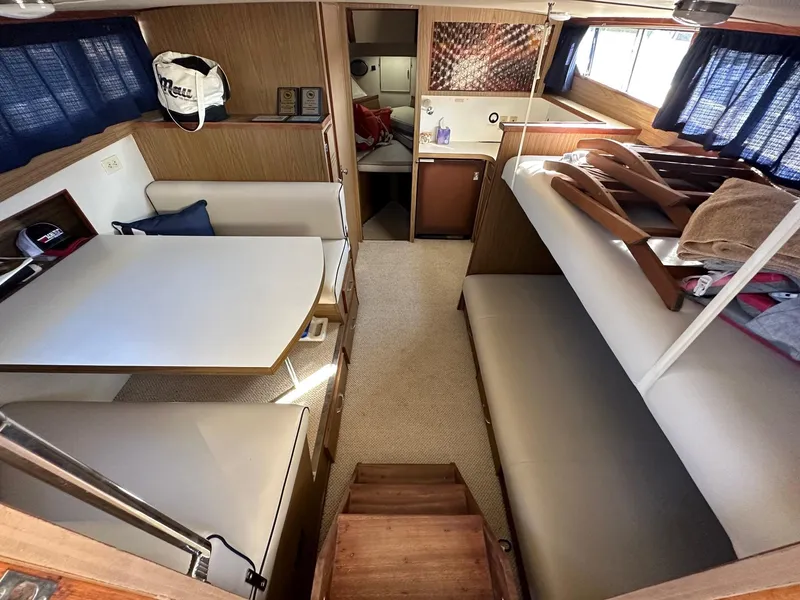 Slide: The Image of Interior of 1968 Chris-Craft 35 Commander yacht. - 13