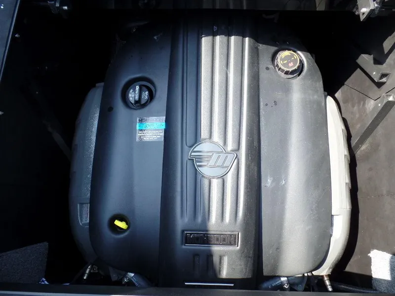 Slide: The Image of 2024 Malibu 23 LSV engine compartment, showcasing a powerful and efficient motor design. - 9