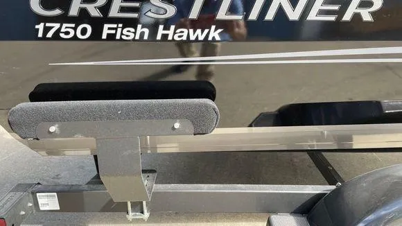 Slide: The Image of 2023 Crestliner 1750 Fish Hawk boat on trailer. - 9
