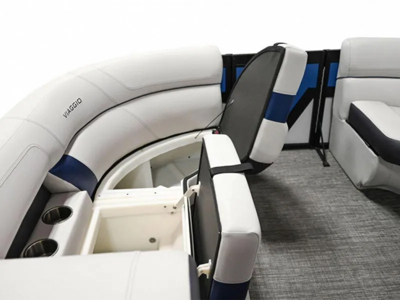 Slide: The Image of 2022 VIAGGIO by Misty Harbor Diamante U D23U boat interior with storage compartments. - 3