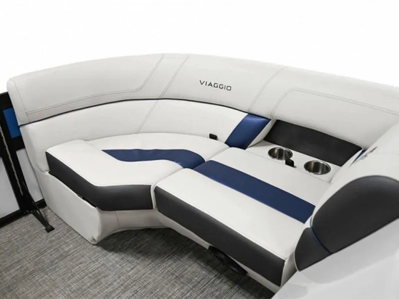 Slide: The Image of 2022 VIAGGIO by Misty Harbor Diamante U D23U boat seating with cup holders. - 6
