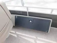Slide: The Image of Storage compartment on 2024 Sun Tracker Fishin' Barge 22 XP3 pontoon boat. - 8