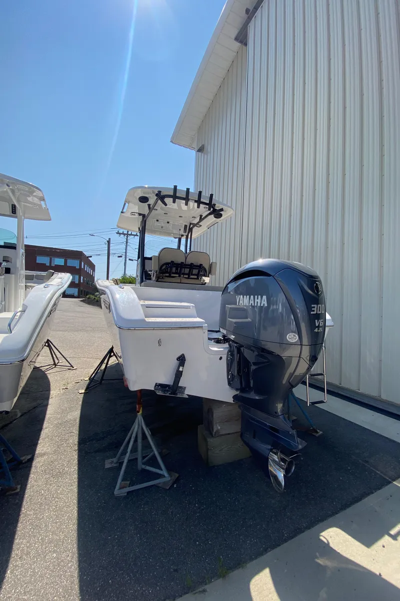 Slide: The Image of 2023 Sea Pro 239 boat with Yamaha outboard motor. - 3