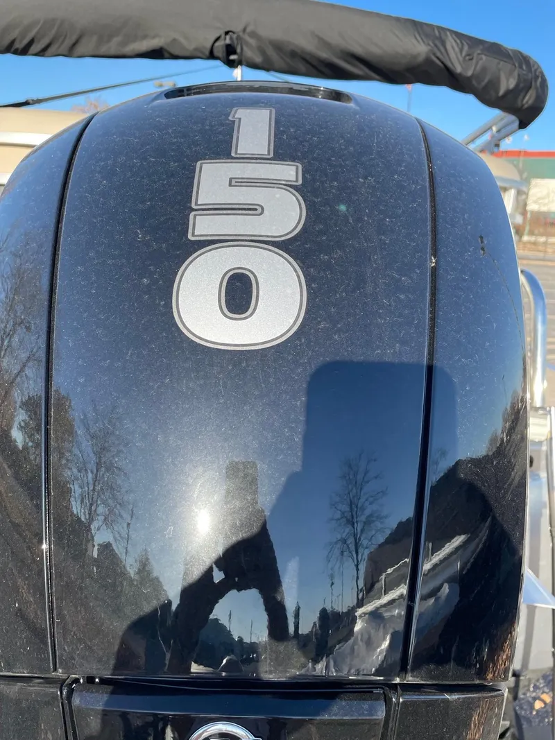 Slide: The Image of 2024 Sun Tracker Party Barge 22 XP3 with 150 HP engine. - 3