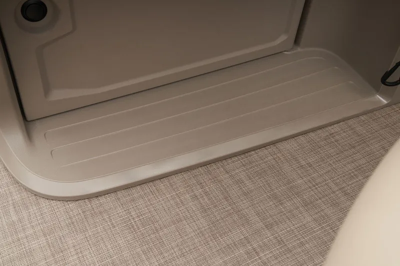 Slide: The Image of Interior flooring of the 2024 Sun Tracker Party Barge 22 XP3. - 28