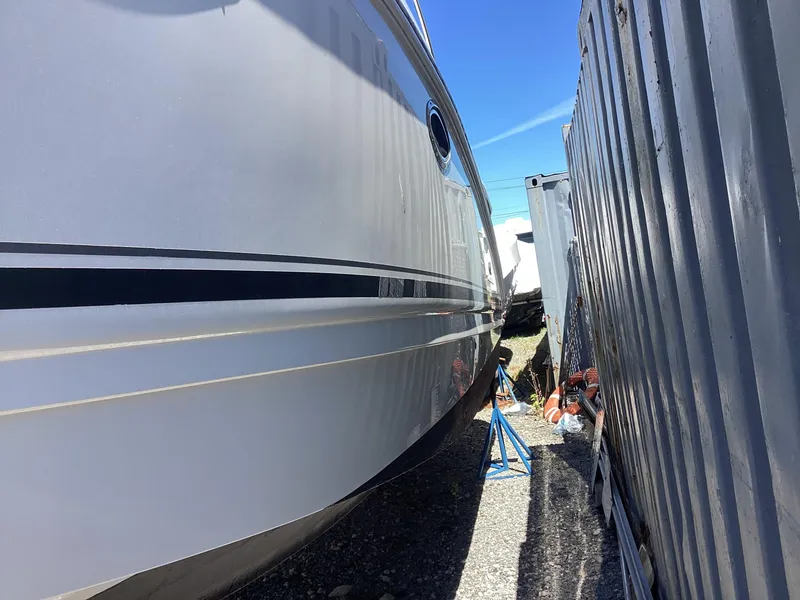 Slide: The Image of 2005 Chaparral 290 Signature boat in storage, side view. - 8