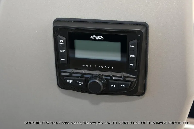 Slide: The Image of Wet Sounds audio system on 2025 Sun Tracker Bass Buggy 16 XL Select. - 28