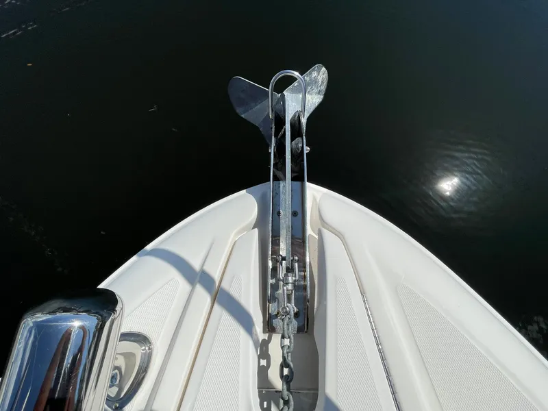 Slide: The Image of Bow view of 2007 Sea Ray 310 Sundancer with anchor and chain. - 5