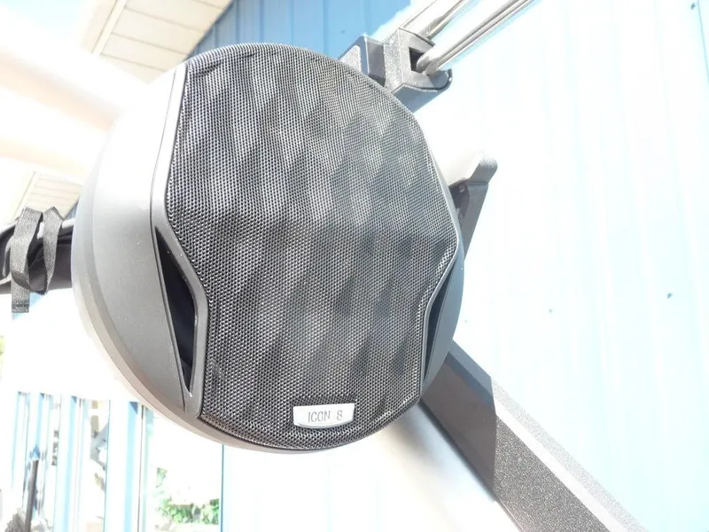 Slide: The Image of 2023 Malibu 21 LX boat speaker system. - 14