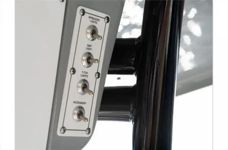 Slide: The Image of Switch panel on 2023 Sea Pro 208 Bay Boat with T-Top. - 5
