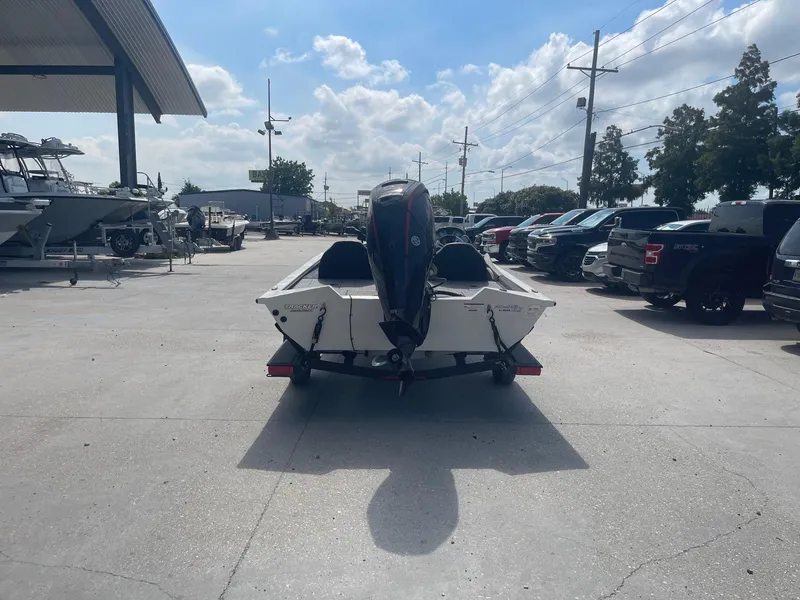 Slide: The Image of 2024 Tracker Pro Team 190 TX with Mercury Pro XS 115 engine, outdoor display. - 6