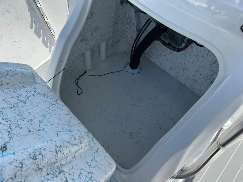 Slide: The Image of 2024 ALK2 Powerboats 18 CRS interior storage compartment. - 20