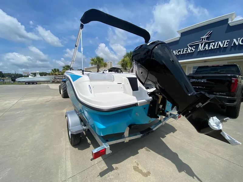 Slide: The Image of 2024 Bayliner Element M17 boat at Anglers Marine dealership. - 4