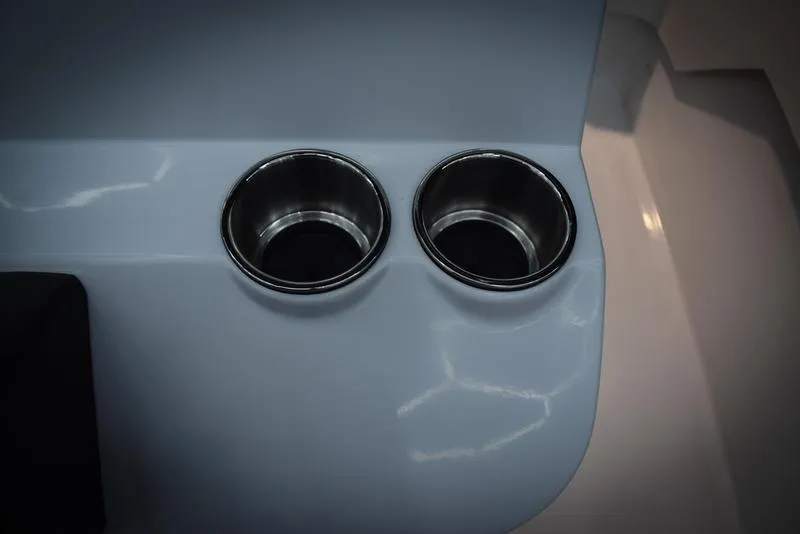 Slide: The Image of Dual cup holders in 2023 Savannah SS19 boat. - 19
