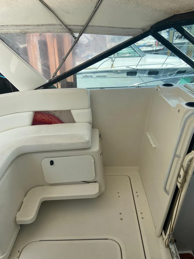 Slide: The Image of 1992 Tiara Yachts 31 Open interior seating area. - 19