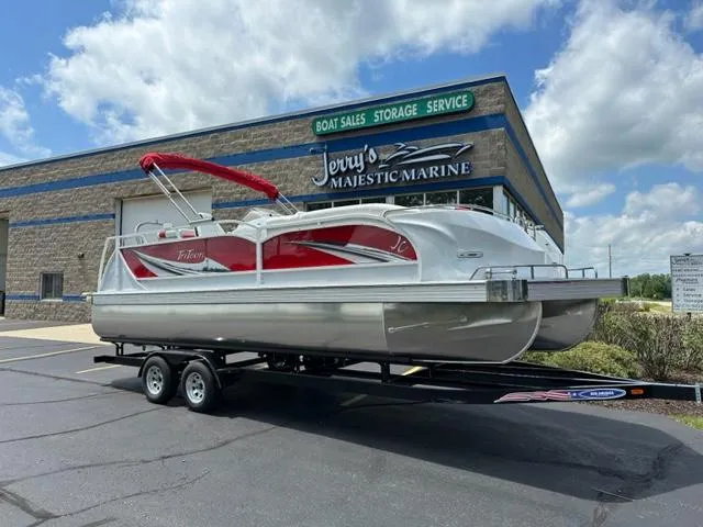 The Image of 2023 JC SportToon 24 TT pontoon boat at Jerry's Majestic Marine dealership. - 1