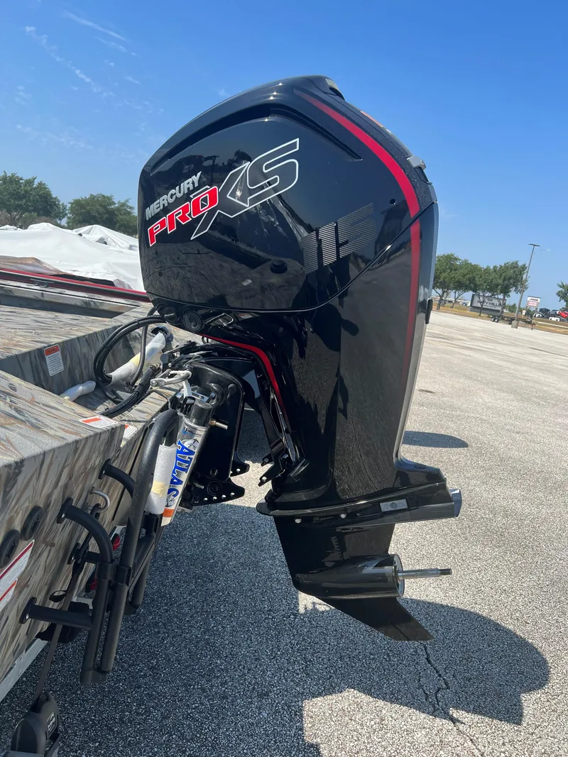 Slide: The Image of 2024 Ranger RB190 boat with Mercury Pro XS outboard motor. - 3