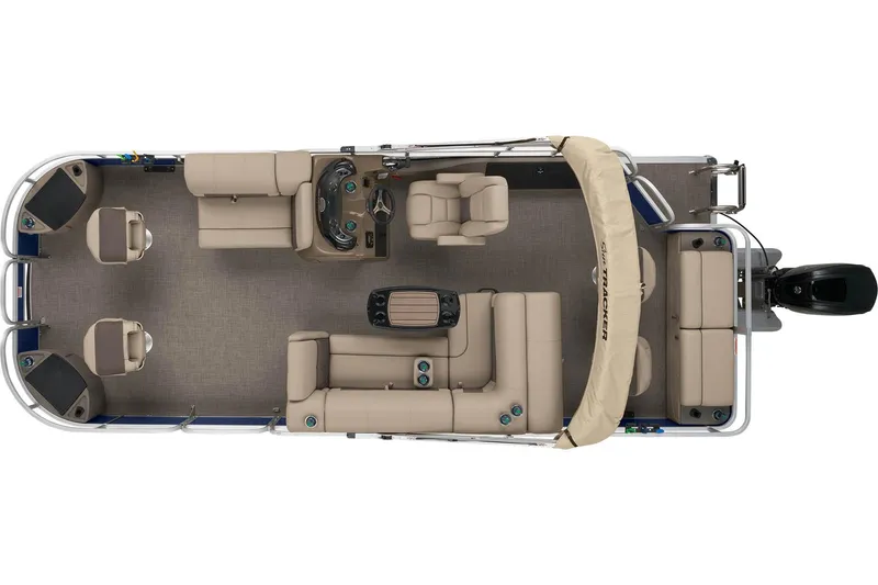 Slide: The Image of Sun Tracker Fishin' Barge 22 DLX 2023 - 14